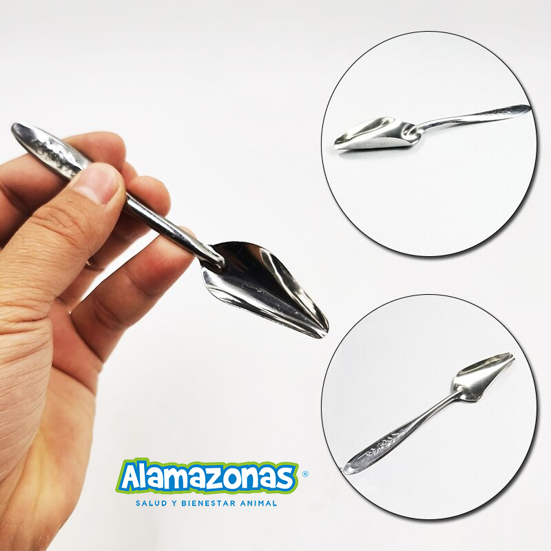 Cuchara para empapillar loros y periquitos (alimentación manual) 1 pz Alamazonas®