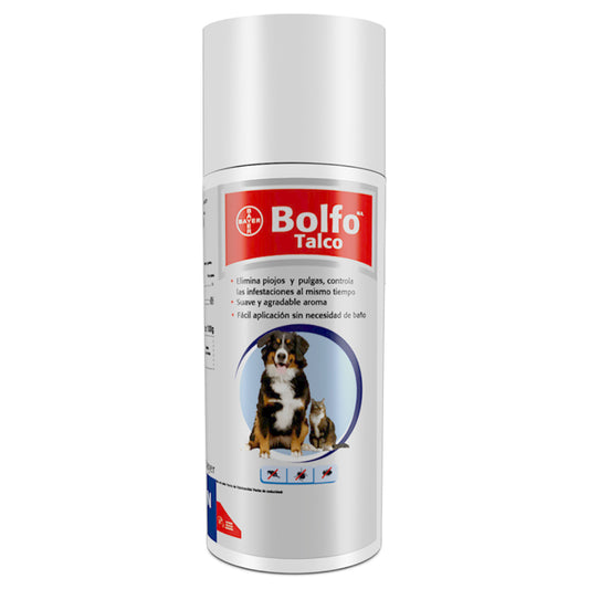 Bolfo® Polvo. Talco Antipulgas Y Garrapatas Piojos