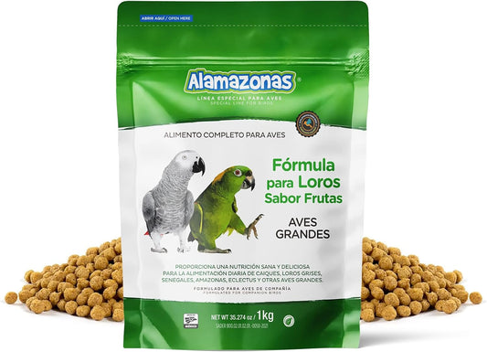 Fórmula Croquetas Para Loros Psitacidos Y Guacamayas (Aves Grandes)