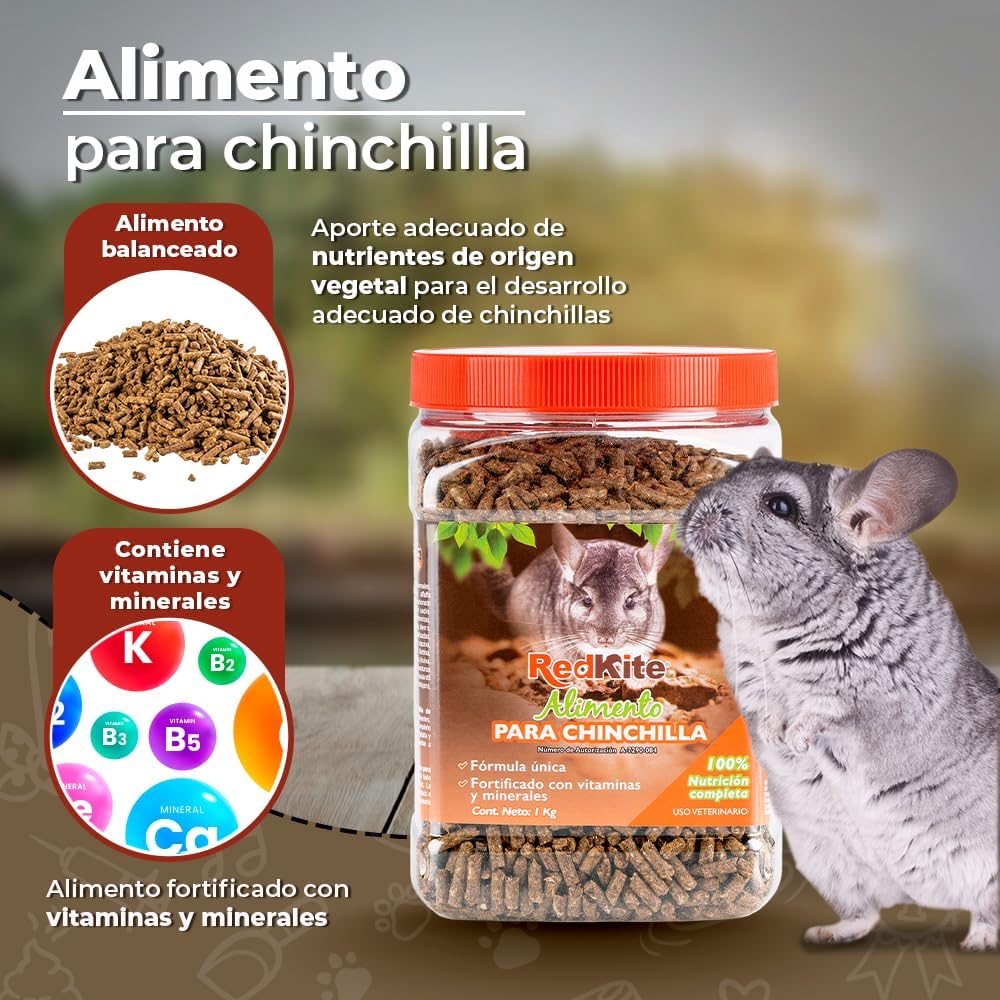 Alimento para Chinchilla 1 Kg