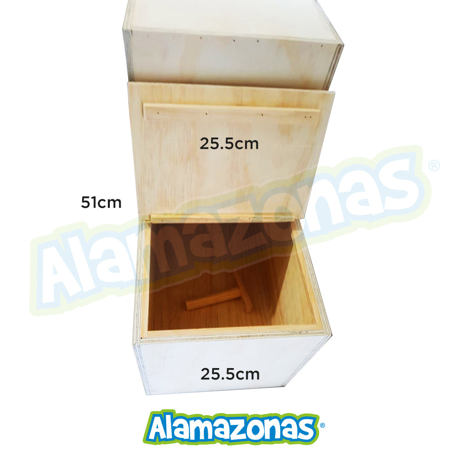 Nido Especial Para Aratingas, Kramer 51cm x 51cm