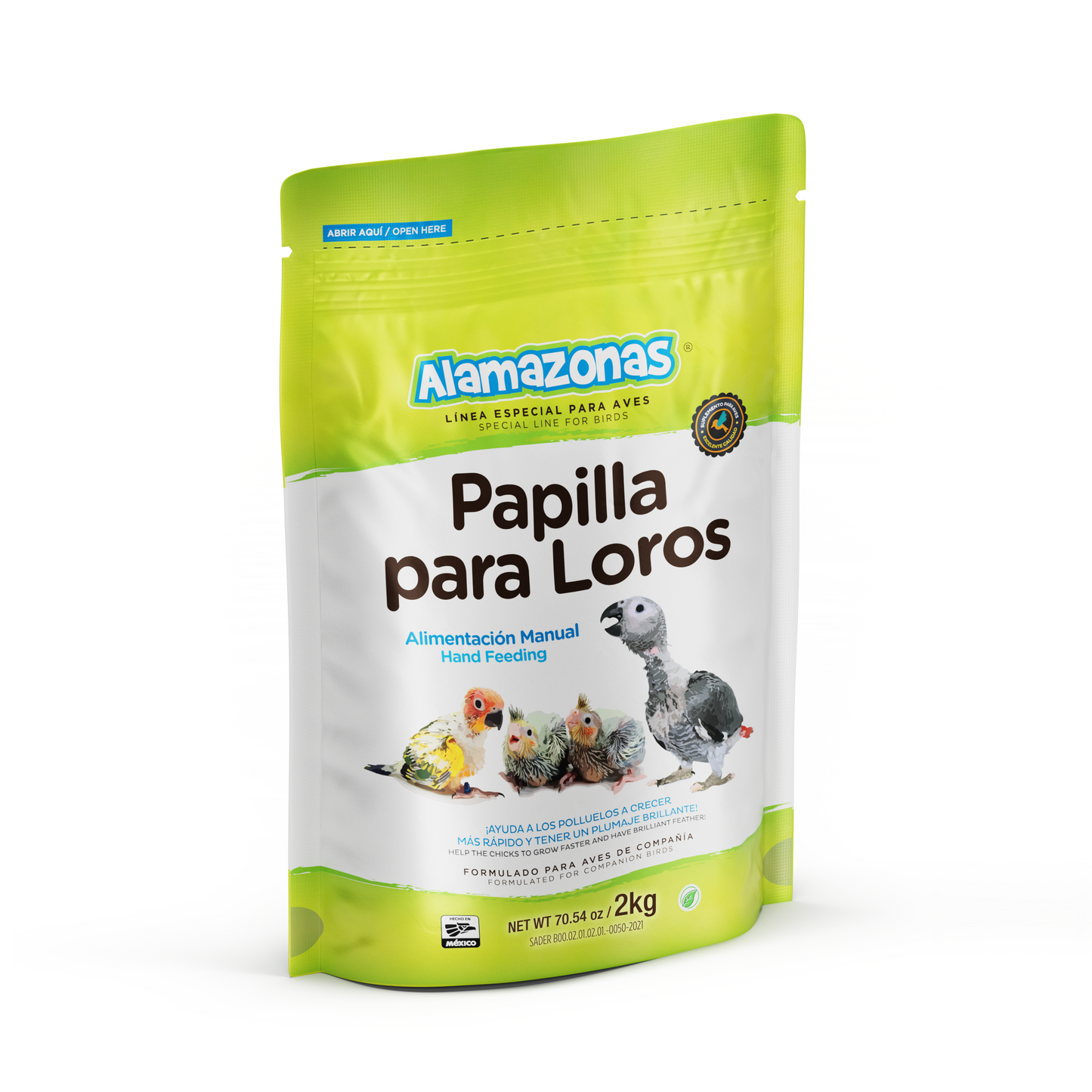 Papilla Para Loros (Psitácidos)