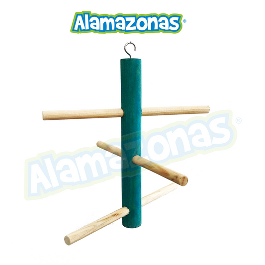Columpio Madera Para Aves 20cm X 22cm Alamazonas