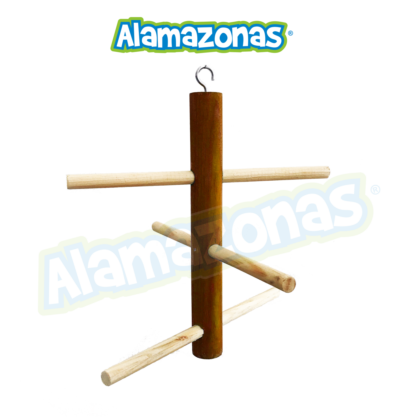 Columpio Madera Para Aves 20cm X 22cm Alamazonas