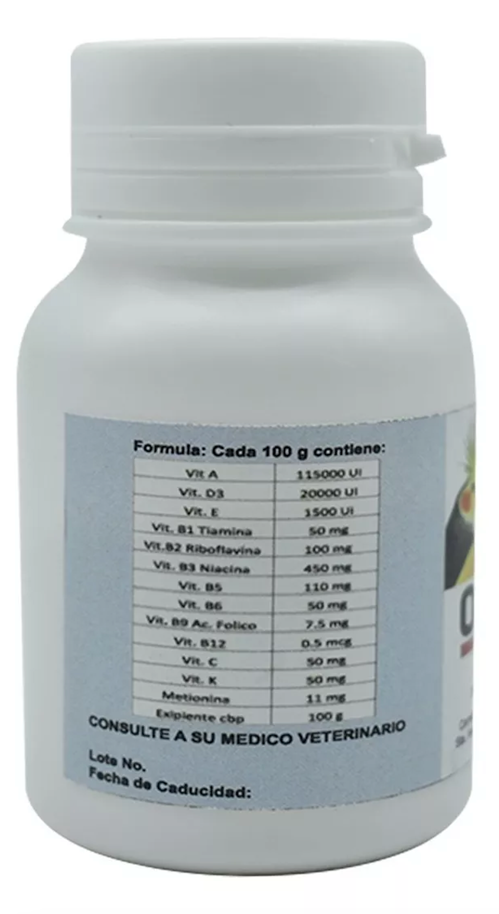 Ornavit Multivitamínico Para Aves 20g