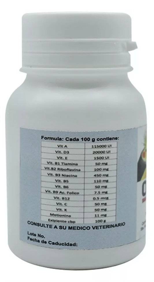 Ornavit Multivitamínico Para Aves 20g