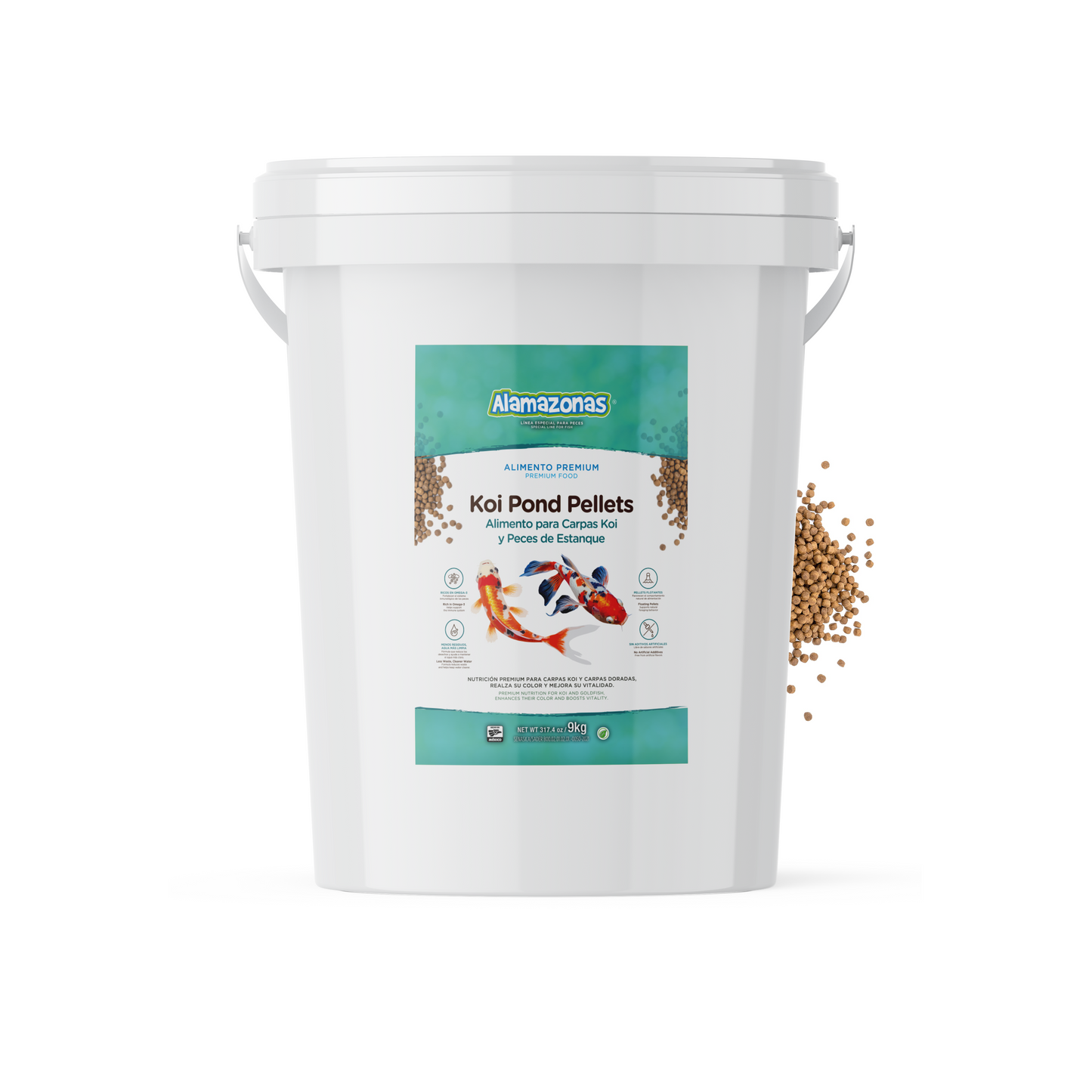 Koi Pond Pellets Alimento Carpas Koi Carpas Doradas (Goldfish)