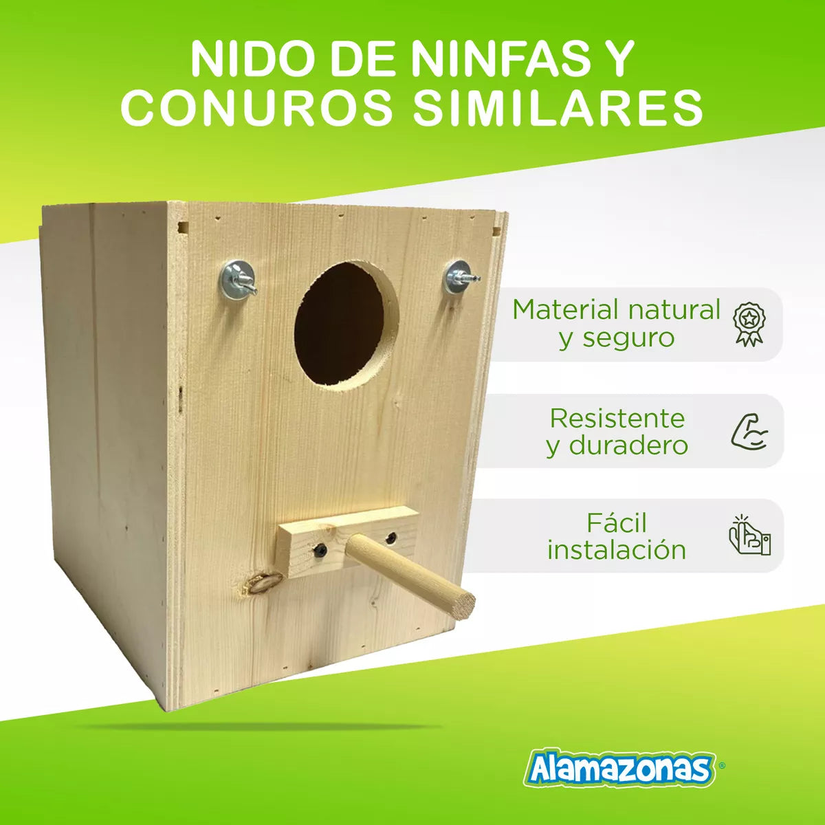 Nido Para Ninfas Y Aratingas Similares