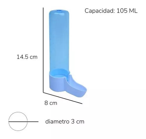 Bebedero Tubo No. 2 105 Ml (2 piezas)