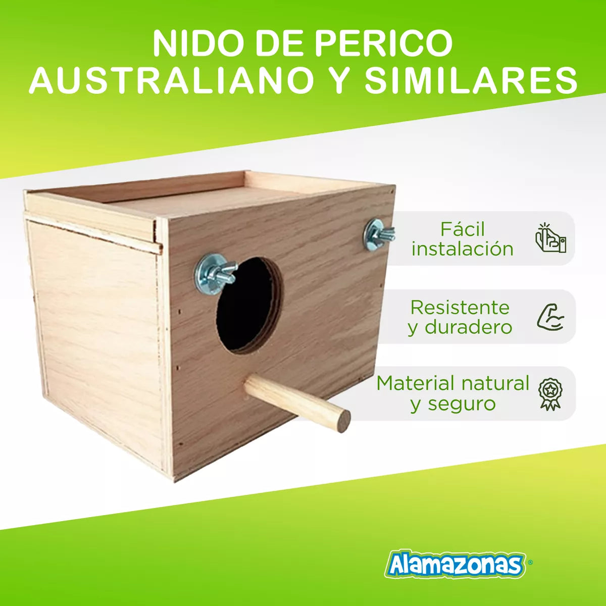 Nido Para Periquitos Australianos Y Similares