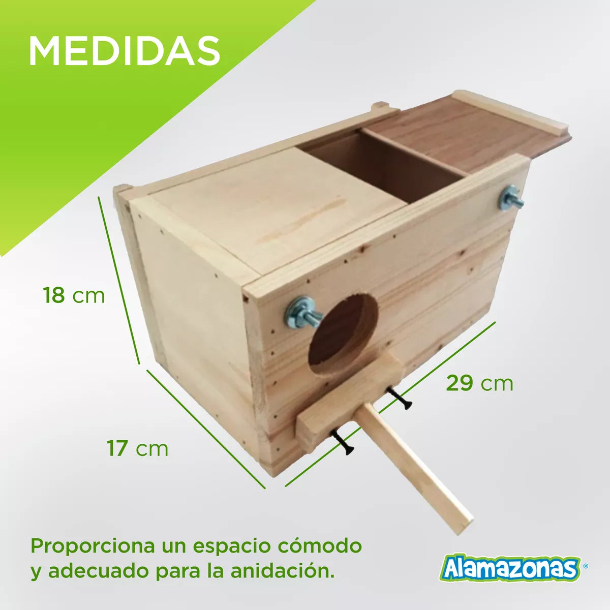 Nido Para Agapornis Y Periquitos Alamazonas