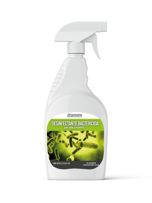Desinfectante Bactericida Germicida para jaulas y accesorios