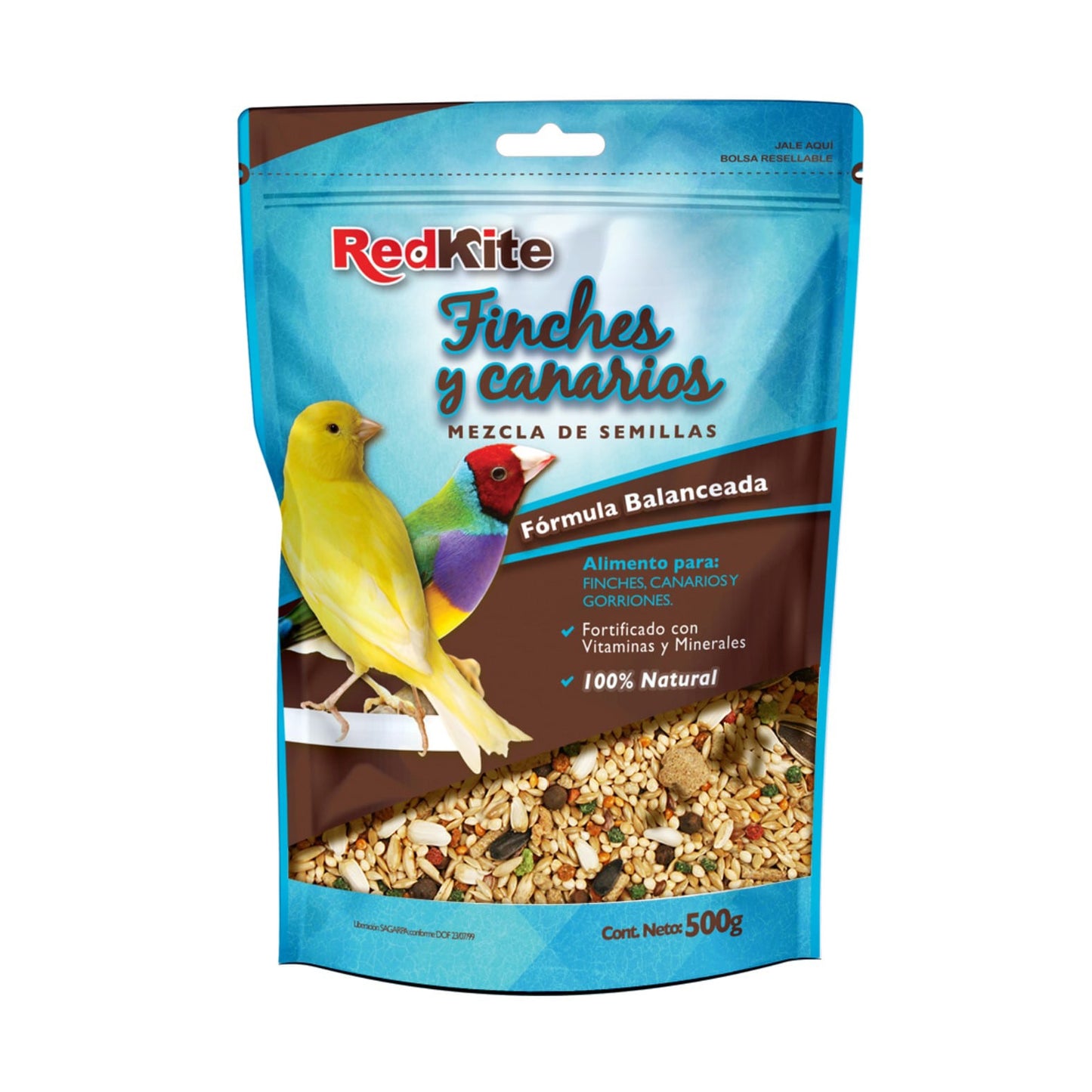 MEZCLA DE SEMILLAS PARA CANARIOS Y FINCHES 500 G