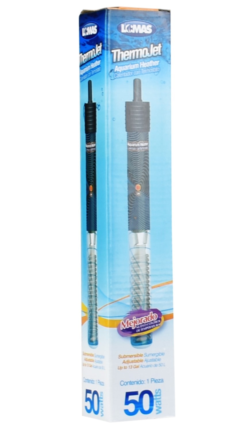 CALENTADOR SUMERGIBLE C/TERMOSTATO THERMOJET 50 W