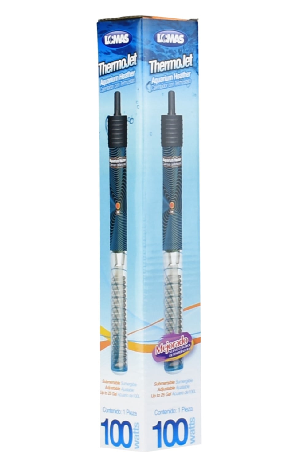 CALENTADOR SUMERGIBLE C/TERMOSTATO THERMOJET 100 W