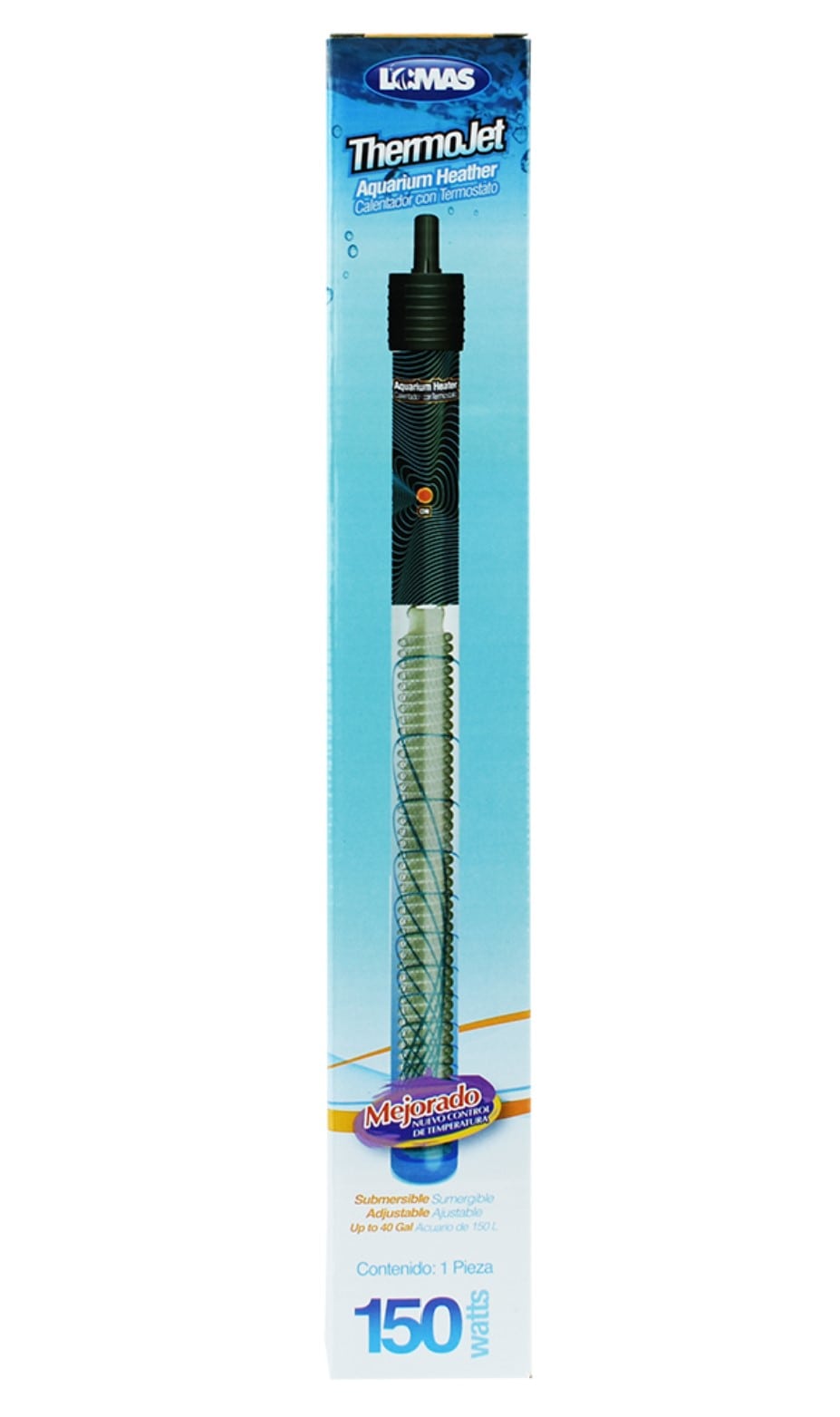 CALENTADOR SUMERGIBLE C/TERMOSTATO THERMOJET 150 W