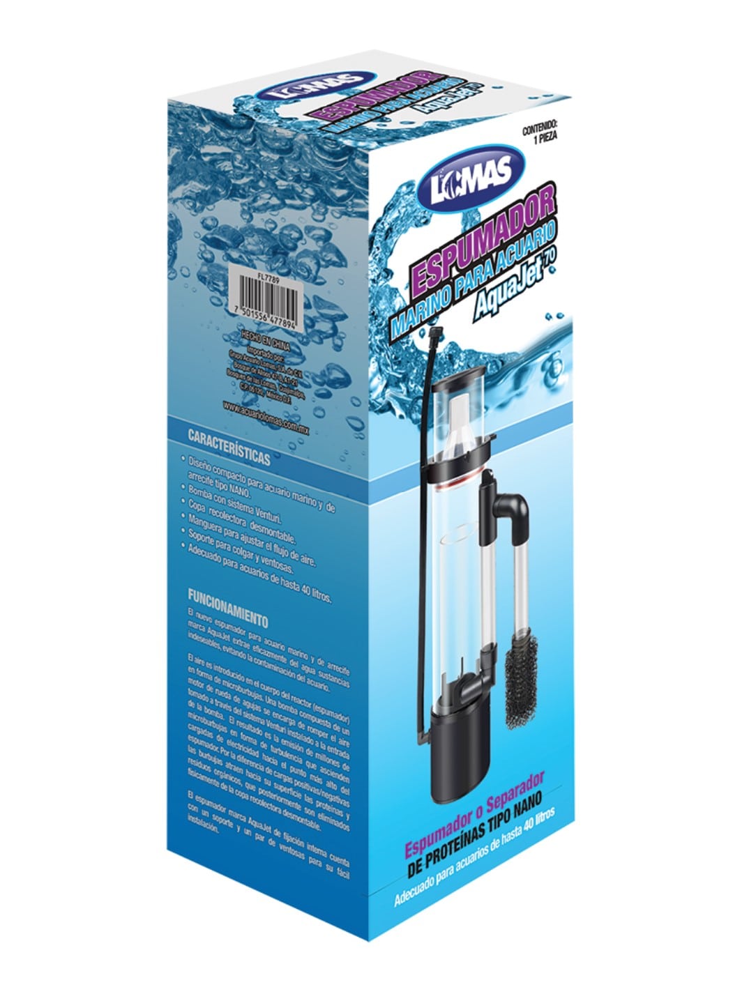 SEPARADOR DE PROTEINA SKIMMER NANO 40 L