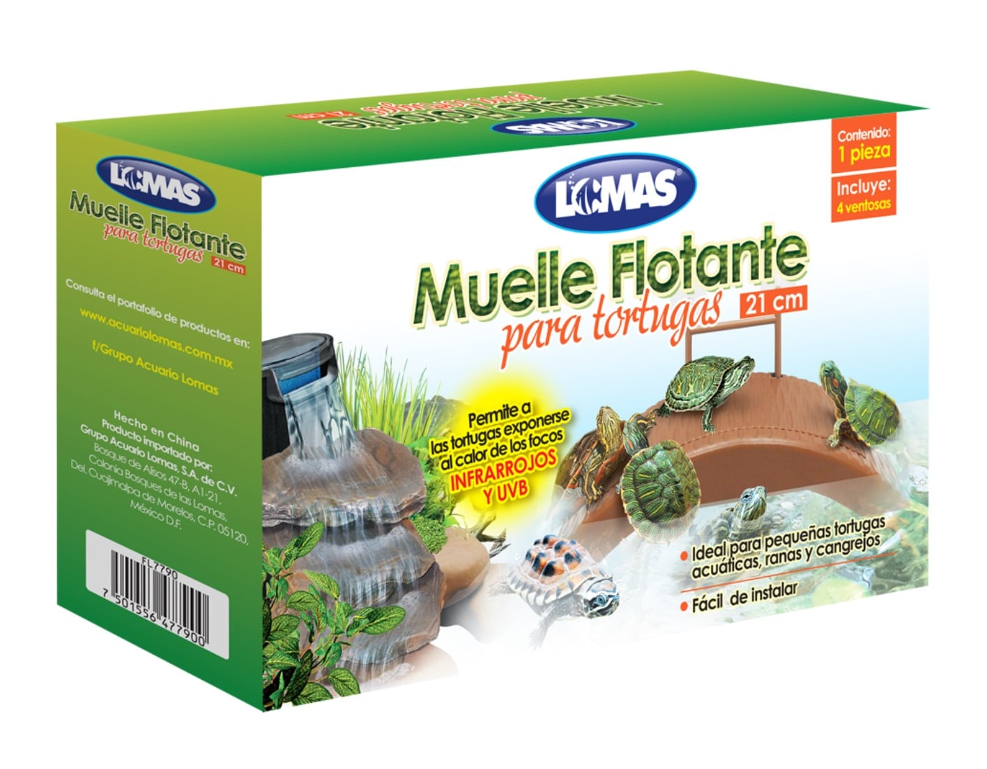 MUELLE FLOTANTE P/TORTUGAS