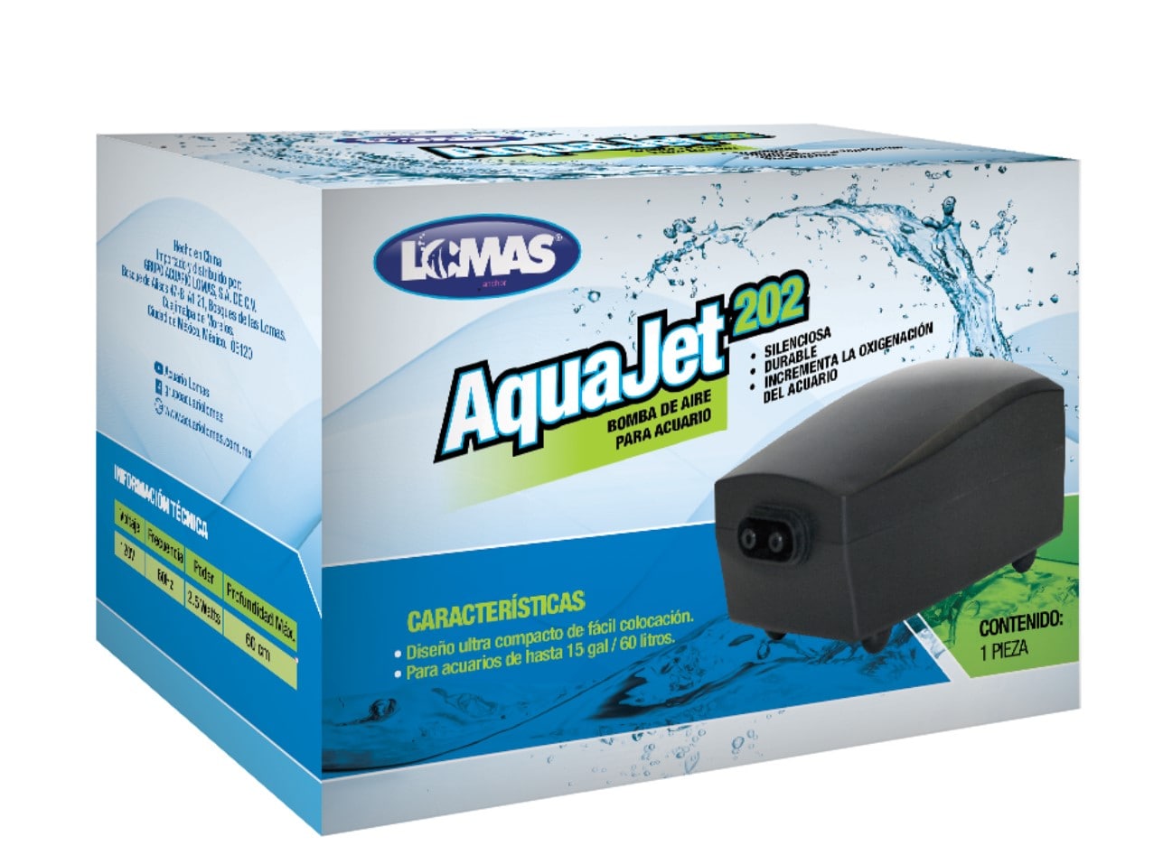 BOMBA DE AIRE AQUAJET 202