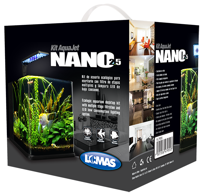 Acuario Nano Cubo 18 Lt