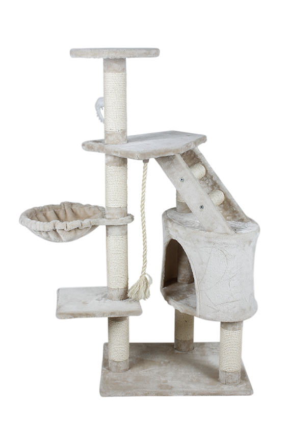 Mueble P/Gato C/Casa Y Hamaca 120 Cm