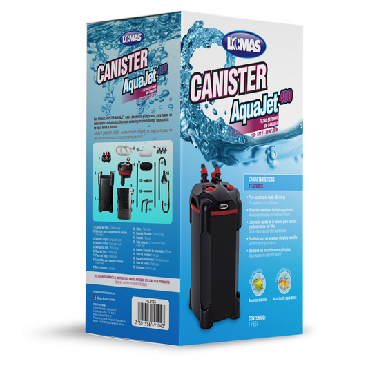 Filtro Externo De Canasta Aquajet 400 L
