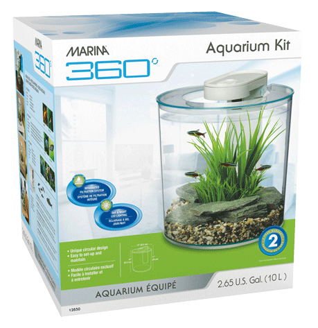 Marina Acuario 360 Grados (2.64 Oz) 10 L.