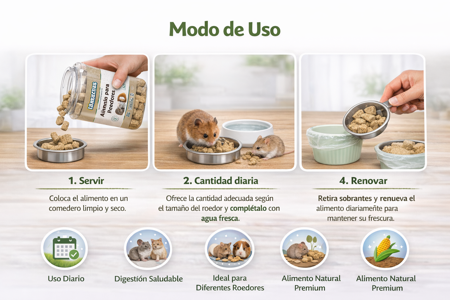 Alimento para Roedores (Ratones, Hámsters y Gerbos) – Rodent Diet