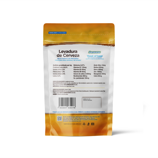Levadura De Cerveza Para Aves Proteína 250g