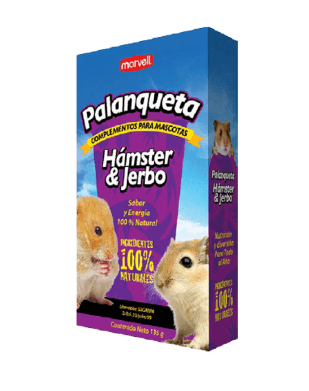 Palanqueta Hamsters 3 pz / 180 g