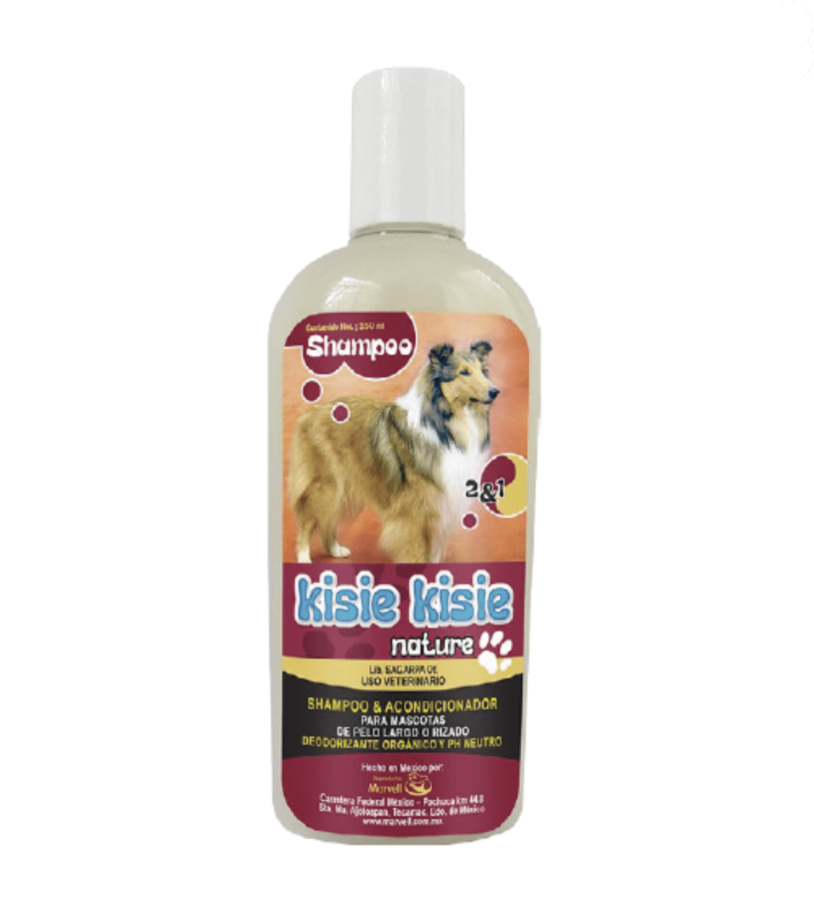 Shampoo Nature 2 en 1 Pelo Largo 250 ml Alamazonas