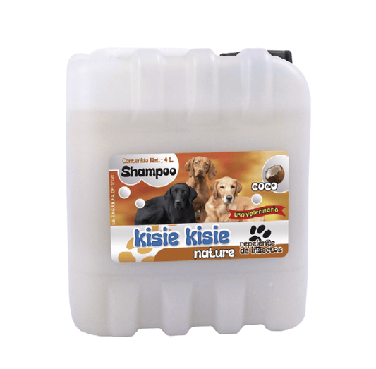 Shampoo Kisie Kisie Repelente Durazno, Coco, Azul, Herbal 10 L Alamazonas