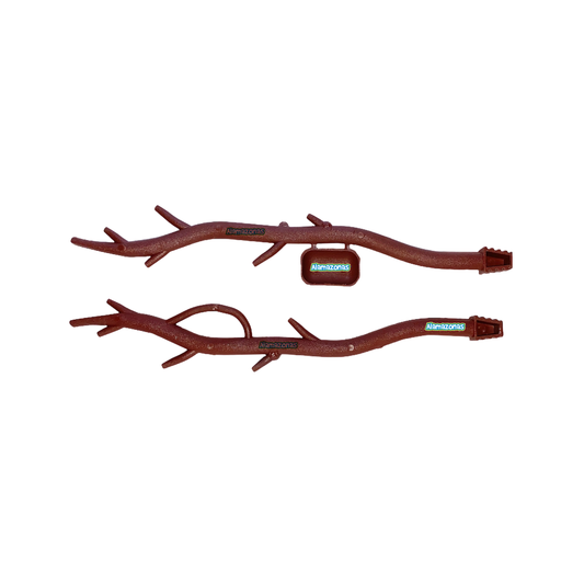 Palo Plastico Paradero Rustico 30cm (2piezas)