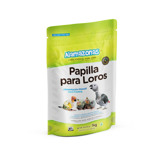 Papilla Premium para Loros, Periquitos, Agapornis, Ninfas y Psitácidos | Cría y Hand Feeding