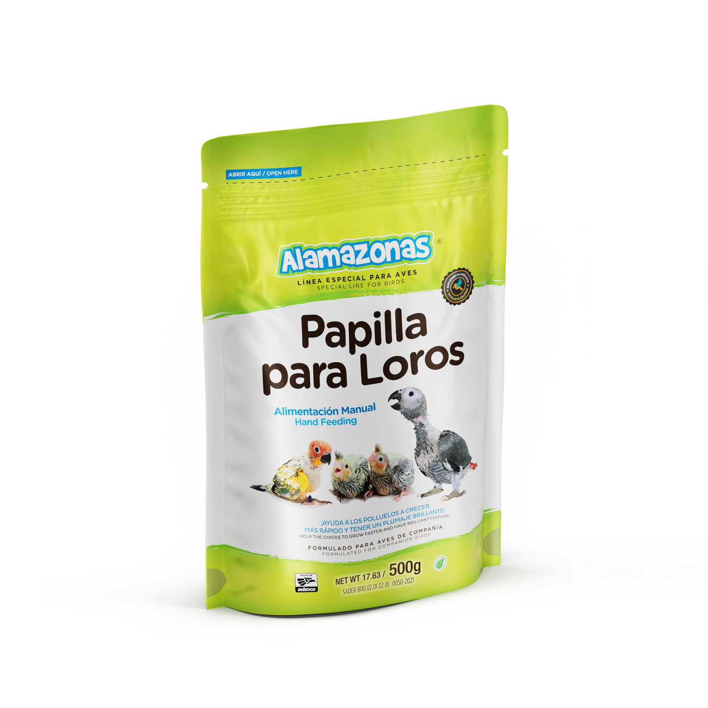 Papilla Para Loros (Psitácidos)