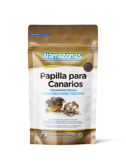 Papilla Para Embuchar Canarios Canaries