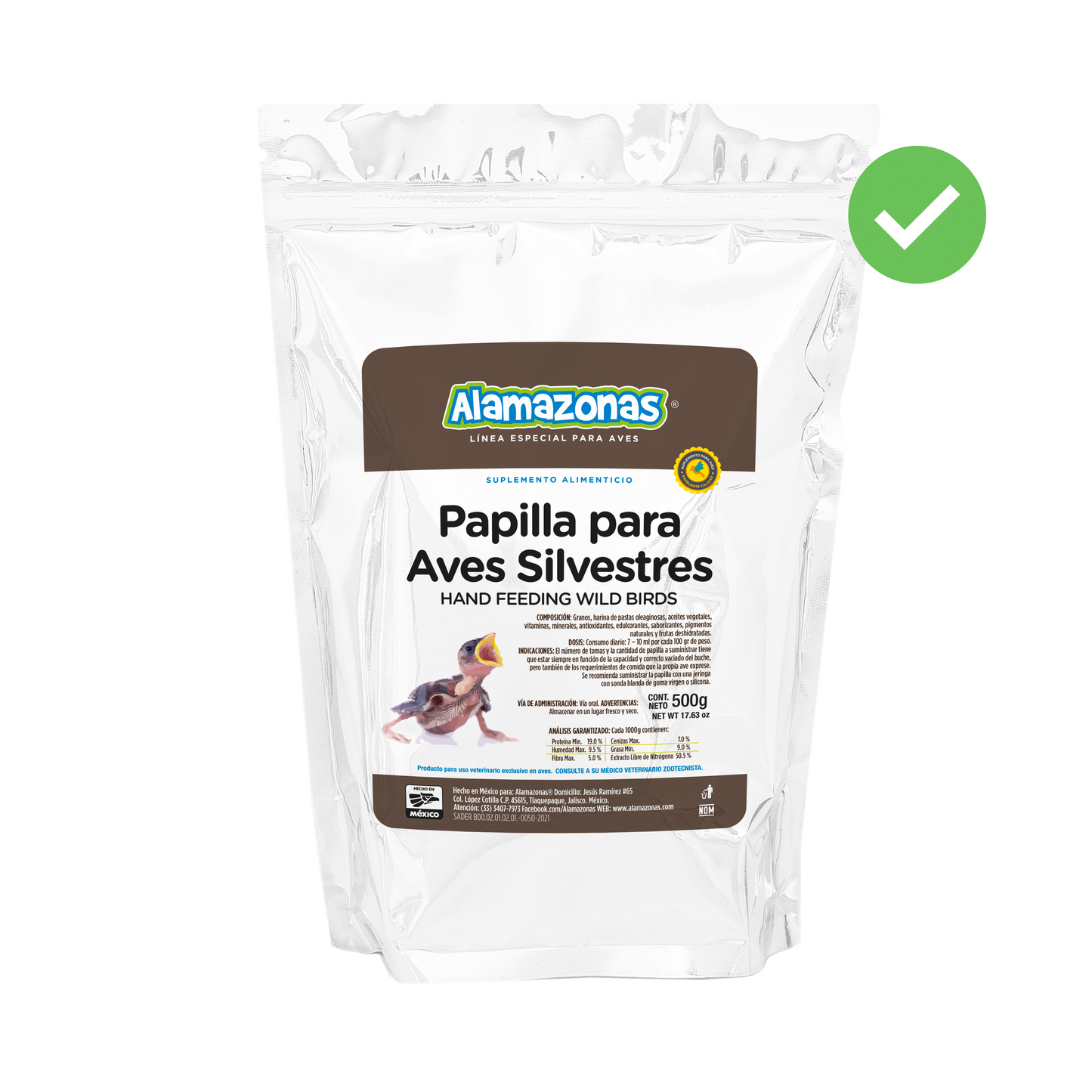 Papilla Para Aves Silvestres Wild Birds