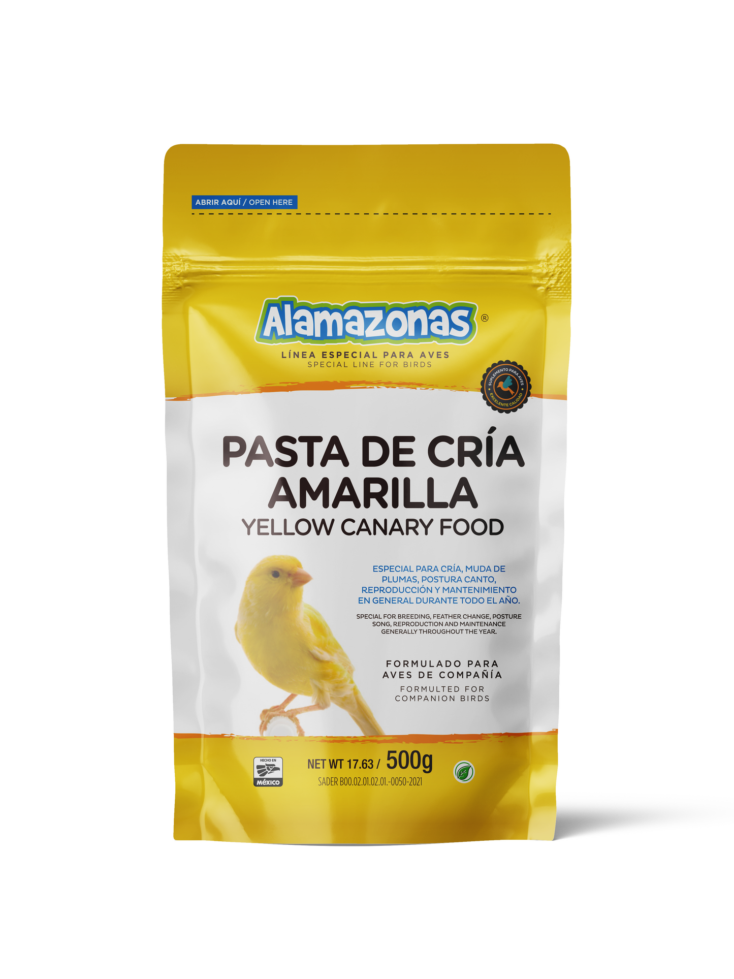 Pasta De Cría Amarilla