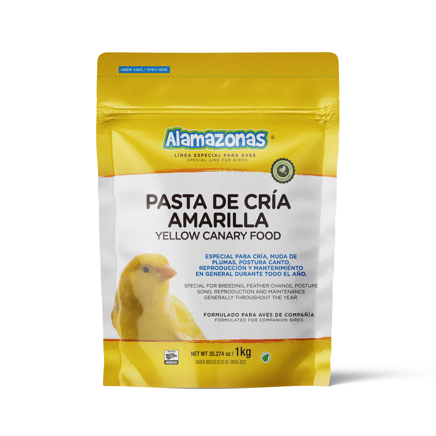 Pasta De Cría Amarilla