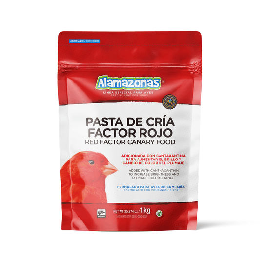 Pasta De Cría Factor Rojo Canarios