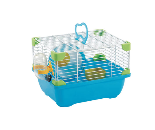 Jaula Plastica P/Hamster Alamazonas Hamster Land Importada (Azul) 24.0x18.3x16.0