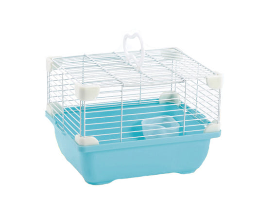 Jaula Plastica P/Hamster Alamazonas Hamster Land Importada (Azul) 24.0x18.3x16.0
