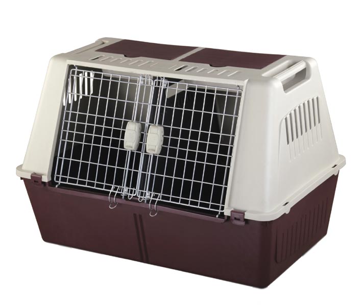 Transportadora Duplex C/Division P/Perro Alamazonas Importada 2 Puertas 100 X 60 X 72cm
