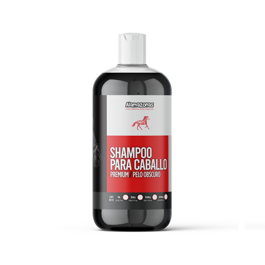 Shampoo Para Caballo Premium Pelo Obscuro (Capa Negra)