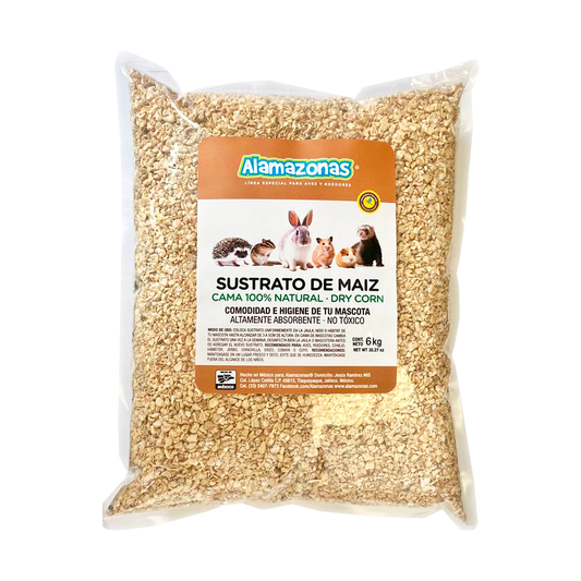 Sustrato natural de maíz cama absorbente