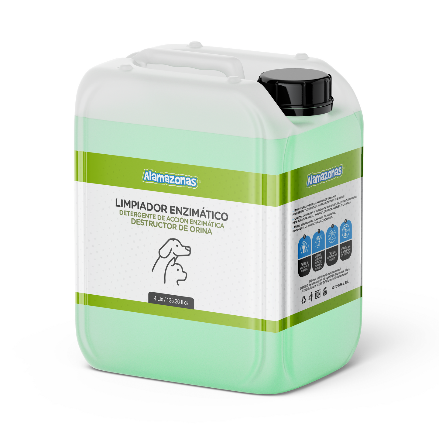 Limpiador Enzimático Detergente De Acción Enzimática Destructor De Orina