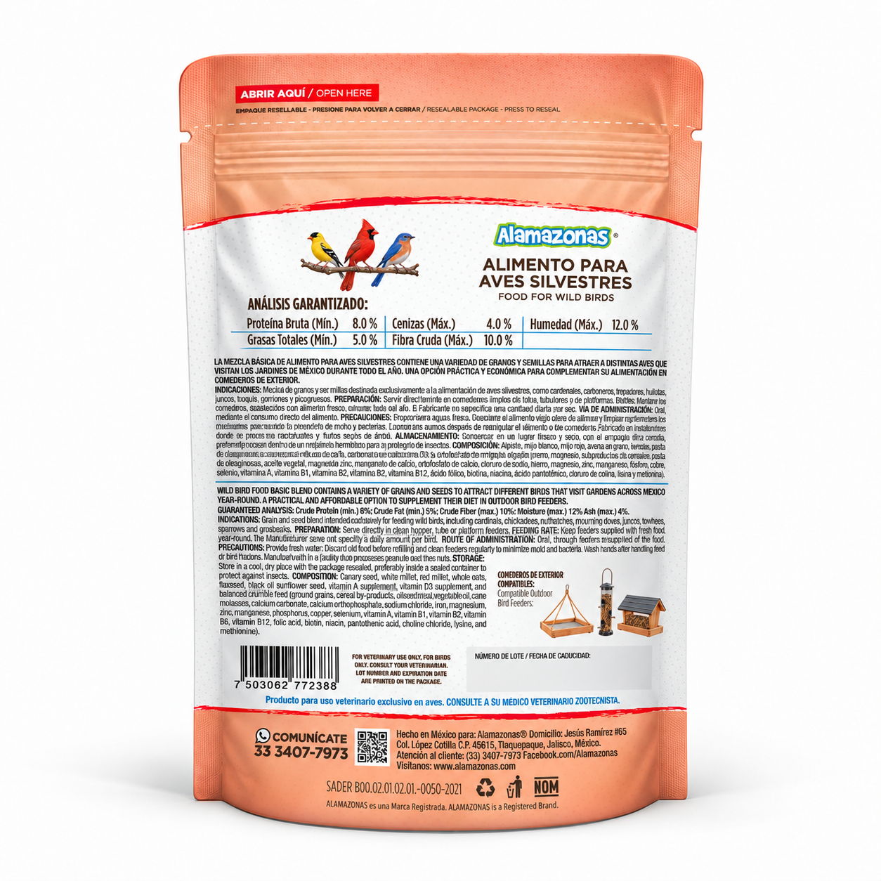 Alimento para Aves Silvestres (Food for Wild Birds)