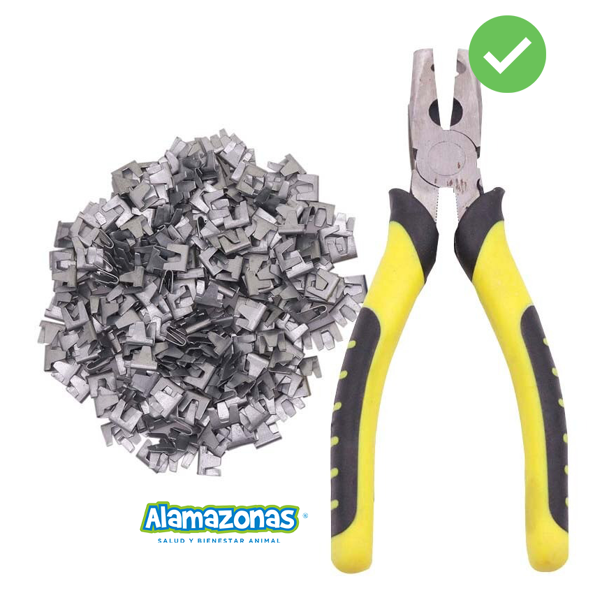 Pinzas Alicantes para Jaulas Rascaderos con Grapas Alamazonas®