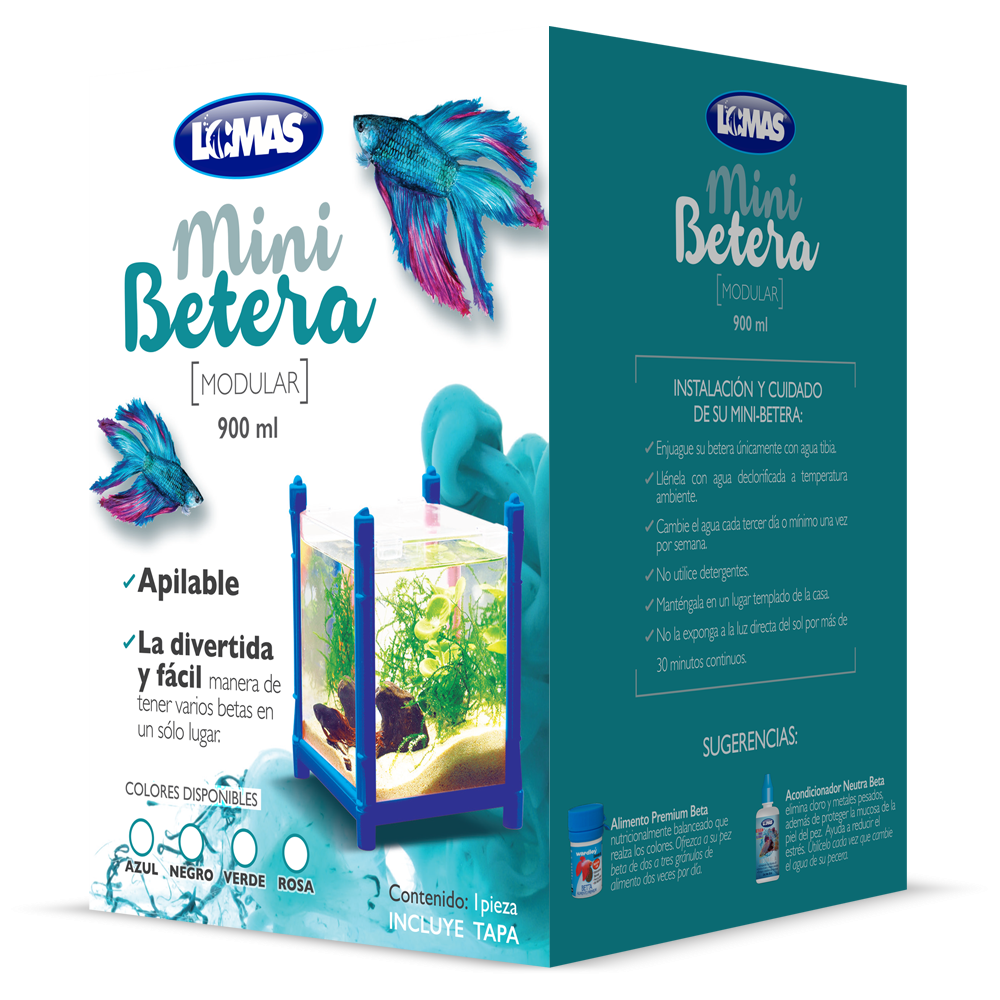 Pecera para Bettas mini Alamazonas