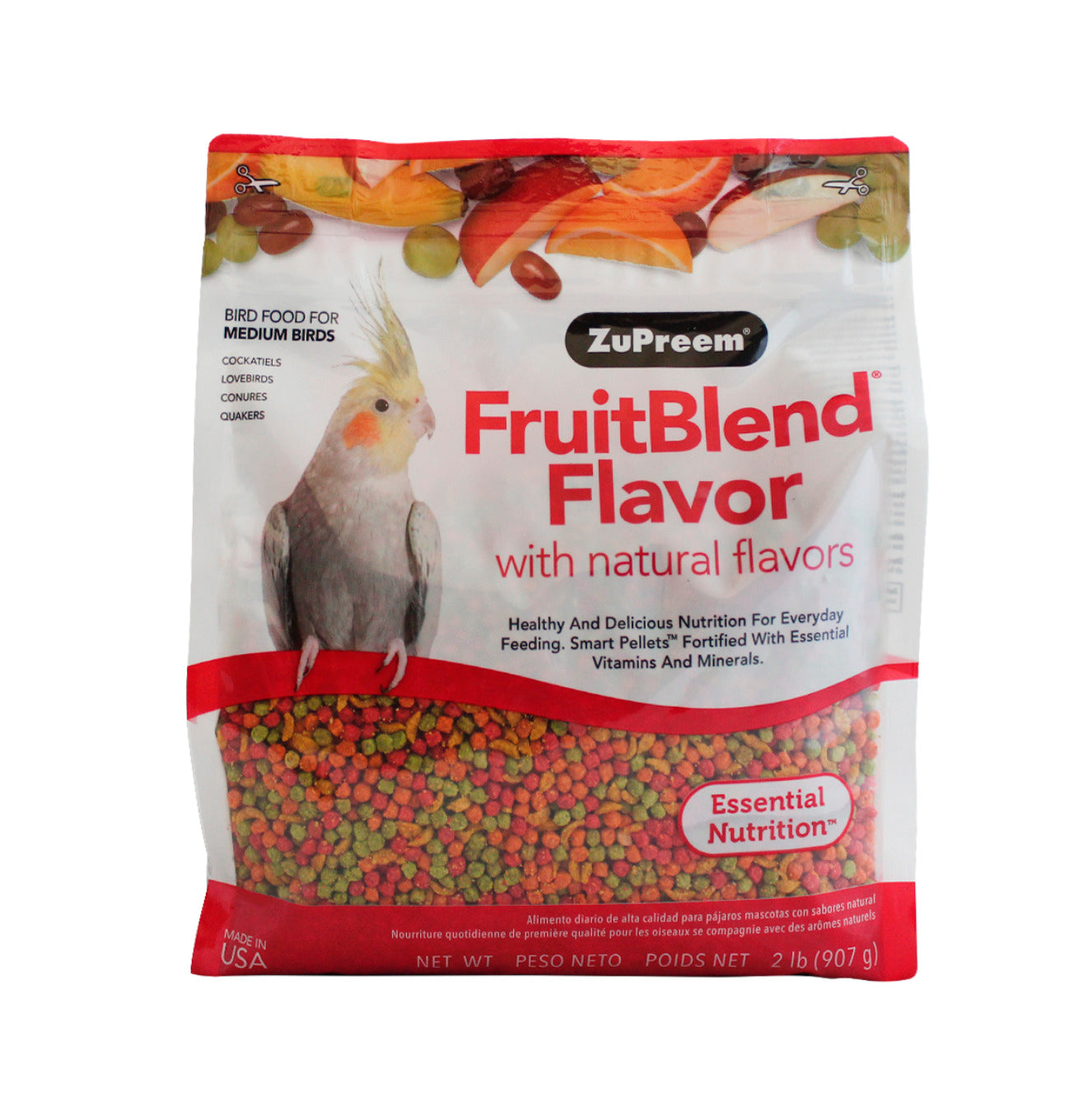 Alimento fruitblend para ninfas